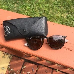 Ray-Ban Erika RB4171 Tortoise Polarized Sunglasses